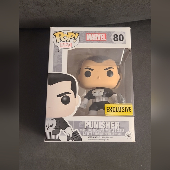 #80 Punisher Funko Pop! Marvel (2015 Vaulted Exclusive) Vinyl figure - Picture 1 of 6